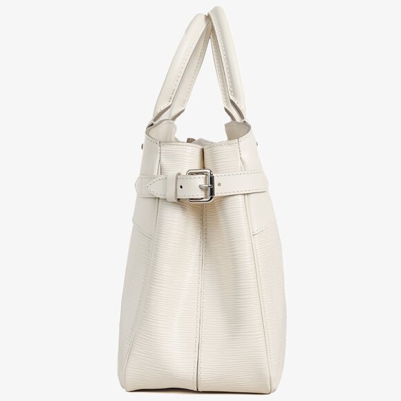 Louis Vuitton Passy PM White Epi Leather Tote Bag - Picture 3 of 12